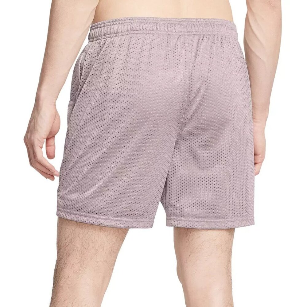 Under Armour Men's Icon Mesh Shorts Tetra Gray/White Large Active 5" inseam - Picture 2 of 5